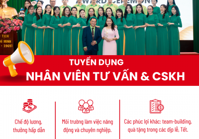 TRUNG TÂM NGOẠI NGỮ PHƯƠNG NAM TUYỂN DỤNG VỊ TRÍ NHÂN VIÊN TƯ VẤN & CHĂM SÓC KHÁCH HÀNG